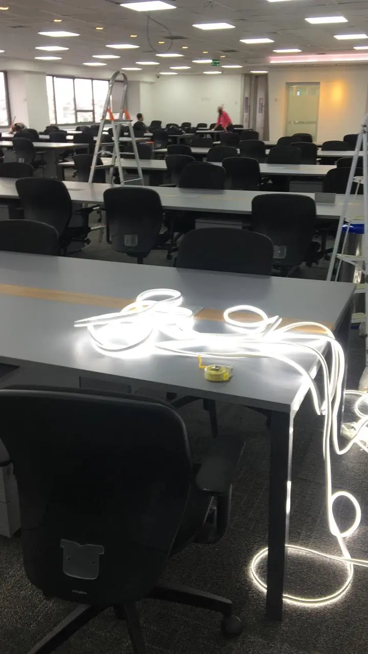 Instalacao Comercial Durante Fita Led Instalacao
