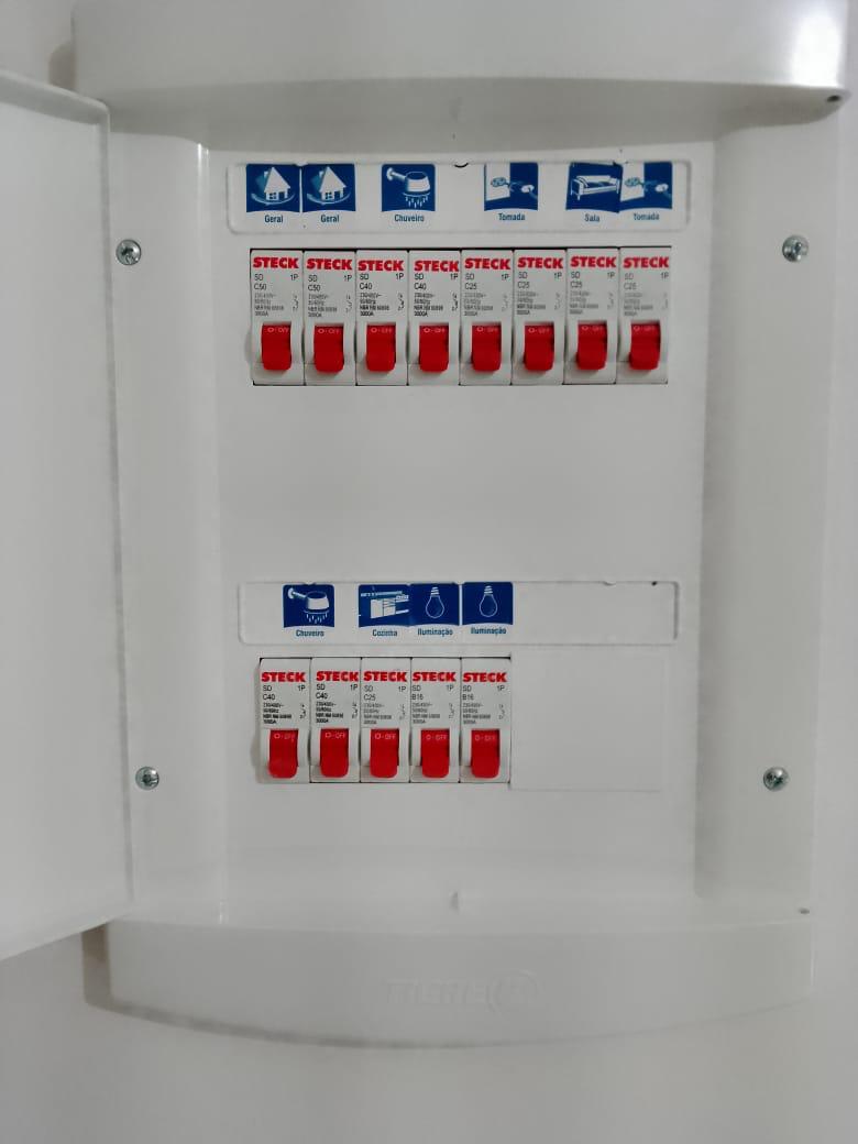 Instalação de quadro residencial